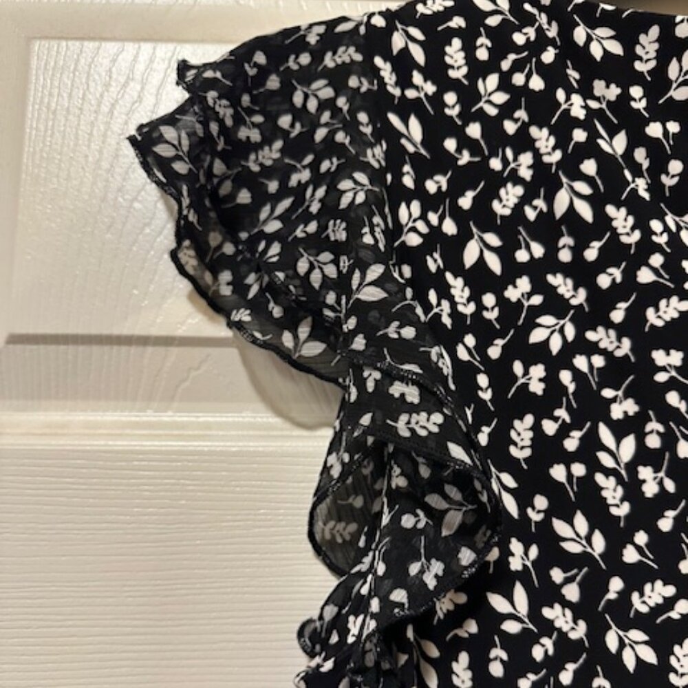 Tommy Hilfiger Dress Black with White NWT - Picture 3 of 11